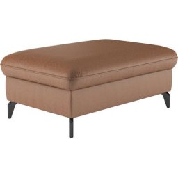 sit&more Polsterhocker, mit schwarzen Metallfüßen