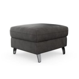 sit&more Stauraumhocker Grenoble, mit Stauraum und satinierten Füßen