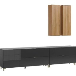 set one by Musterring Wohnzimmer-Set Chicago, (Set, 4-St), mit zwei Hängeschränken