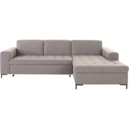 OTTO products Ecksofa Grazzo, hochwertige Stoffe aus recyceltem Material, Steppung im Sitzbereich