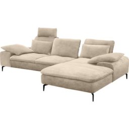 W.SCHILLIG Ecksofa valentinoo, Set, inklusive Hocker, mit Sitztiefenverstellung, Breite 299 cm