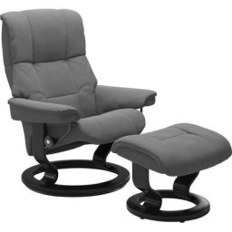 Stressless® Relaxsessel Mayfair (Set, Relaxsessel mit Hocker), mit Hocker, mit Classic Base, Größe S, M & L, Gestell Schwarz