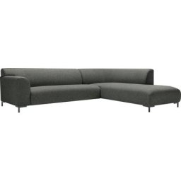LOVI Ecksofa Salsa, Füße Metall grau
