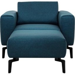 Sensoo Sessel Cosy1 (Spar-Set, bestehend aus Sessel und Hocker), verstellbare Sitzhärte, Sitzposition, Sitzhöhe