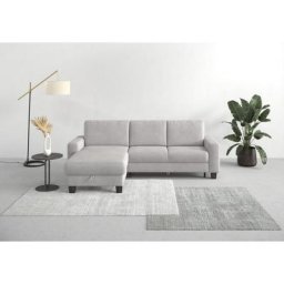Home affaire Ecksofa Summer, mit Recamiere, mit oder ohne Bettfunktion und Bettkasten, Cord-Bezug