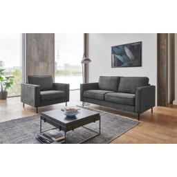 ATLANTIC home collection 2-Sitzer, Sofa >>Weston<< im Skandinavischem Stil