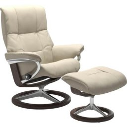 Stressless® Relaxsessel Mayfair (Set, Relaxsessel mit Hocker), mit Hocker, mit Signature Base, Größe S, M & L, Gestell Wenge