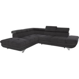 COTTA Polstergarnitur, (Set), Set: bestehend aus Ecksofa und Hocker, wahlweise mit Bettfunktion