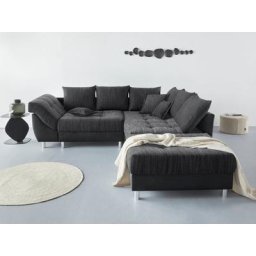 COLLECTION AB Polstergarnitur Joseli, (Spar-Set), Ecksofa und Hocker, Recamiere links oder rechts montierbar