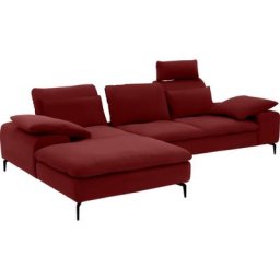 W.SCHILLIG Ecksofa valentinoo, Set, inklusive Hocker, mit Sitztiefenverstellung, Breite 299 cm