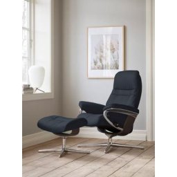 Stressless® Relaxsessel Sunrise, mit Cross Base, Größe S, M & L, Holzakzent Wenge