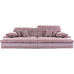 Mr. Couch Big-Sofa Biarritz, Wahlweise mit Kopfteilverstellung und RGB-LED-Beleuchtung