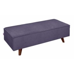 TOM TAILOR Hocker NORDIC CHIC, mit Kedernaht, Breite 137 cm, Füße nussbaumfarben