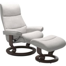 Stressless® Relaxsessel View (Set, Relaxsessel mit Hocker), mit Classic Base, Größe M,Gestell Wenge