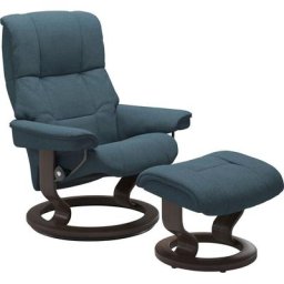 Stressless® Relaxsessel Mayfair (Set, Relaxsessel mit Hocker), mit Hocker, mit Classic Base, Größe S, M & L, Gestell Wenge