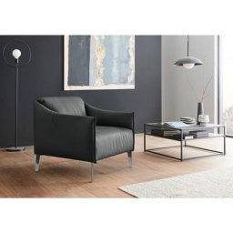 W.SCHILLIG Cocktailsessel sally, mit Metall-Winkelfüßen in Chrom glänzend