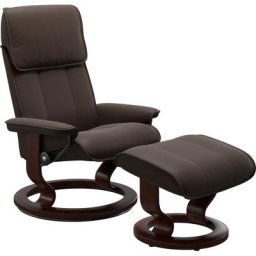 Stressless® Fußhocker Admiral, mit Classic Base, Gestell Braun