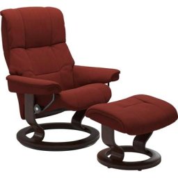 Stressless® Relaxsessel Mayfair (Set, Relaxsessel mit Hocker), mit Classic Base, Gestell Braun