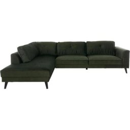 Guido Maria Kretschmer Home&Living Ecksofa Cosini, mit eleganter Kreuznaht in den Rückenkissen