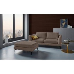 Places of Style 2-Sitzer Nixon, mit Metall Beinen
