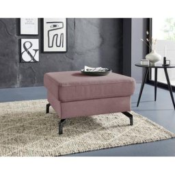 sit&more Hocker, Fußhöhe 12 cm, wahlweise mit unterschiedlichen Fußfarben