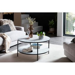 SalesFever Couchtisch, Tischplatten in Marmoroptik