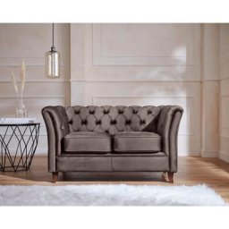Home affaire 2-Sitzer Reims, mit echter Chesterfield-Knopfheftung, hochwertige Verarbeitung