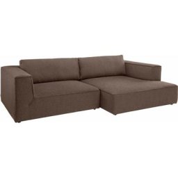 TOM TAILOR Ecksofa BIG CUBE STYLE, mit bequemen Stegkissen, extra große Sitztiefe