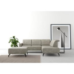 sit&more Ecksofa Bailando, wahlweise mit Kopfteilverstellung und Vorziehsitz, motorisch