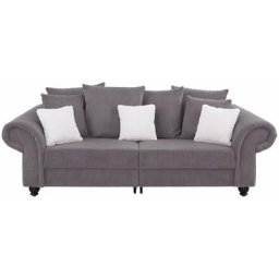 Home affaire Big-Sofa King Henry, in legerer Polsterung und vielen losen Kissen