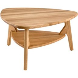 HASSE MÖBEL COLLECTION Couchtisch 1541, aus massivem Holz mit Ablage