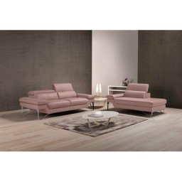 Egoitaliano Polstergarnitur Princess, Set aus 2,5 Sitzer und Ottomane, Kopfstützen manuell verstellbar