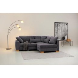 Home affaire Ecksofa Helena Luxus, bis zu 140 kg pro Sitzfläche, incl. 2 Nierenkissen und 3 Zierkissen