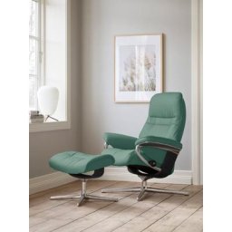 Stressless® Relaxsessel Sunrise, mit Cross Base, Größe S, M & L, Holzakzent Schwarz