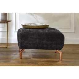Guido Maria Kretschmer Home&Living Hocker Logge, mit Metall- oder Holzfüßen