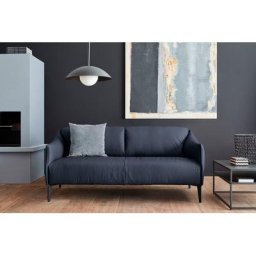 W.SCHILLIG 2,5-Sitzer sally, mit Metall-Winkelfüßen in Schwarz pulverbeschichtet, Breite 194 cm