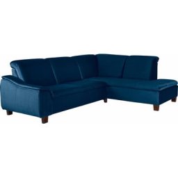Max Winzer® Ecksofa Alessio, mit abgerundeter Rückenlehne, Ottomane wahlweise links oder rechts