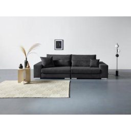 Places of Style Big-Sofa Vasco, Breite 277 cm, inkl. 6-teiliges Kissenset, in Cord