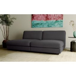 andas Big-Sofa Pori, mit tiefer Sitzfläche, in 2 Bezugsqualitäten