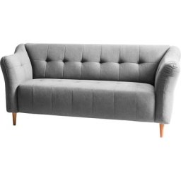 exxpo - sofa fashion 3-Sitzer, mit Holzfüßen, frei im Raum stellbar