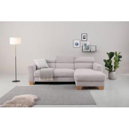 Home affaire Ecksofa, Polsterung für bis zu 140 kg pro Sitzfläche, incl. Kopfteilverstellung