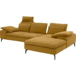 W.SCHILLIG Ecksofa valentinoo, Set, inklusive Hocker, mit Sitztiefenverstellung, Breite 299 cm