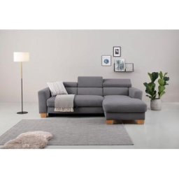 Home affaire Ecksofa, Polsterung für bis zu 140 kg pro Sitzfläche, incl. Kopfteilverstellung