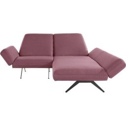 Places of Style Ecksofa Caiden, mit Arm- und Rückenfunktion, kleine Ausführung