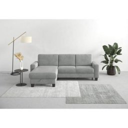 Home affaire Ecksofa Summer, mit Recamiere, mit oder ohne Bettfunktion und Bettkasten, Cord-Bezug