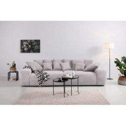 Home affaire Big-Sofa Riveo Luxus, Polsterung für bis zu 140 kg pro Sitzfläche, auch mit Cord-Bezug