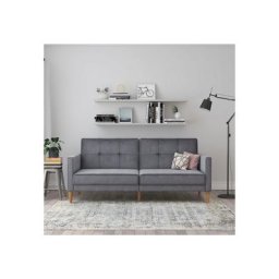 Dorel Home 3-Sitzer Lilly, Bett-Funktion, Rückenlehne 3-fach verstellbar, Sitzhöhe 43 cm
