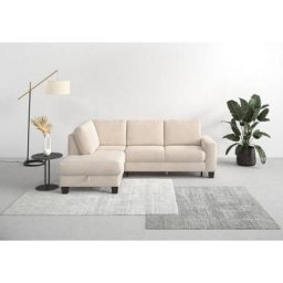 Home affaire Ecksofa Summer, mit Ottomane, mit oder ohne Bettfunktion und Bettkasten, Cord-Bezug