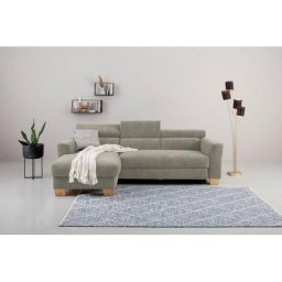 Home affaire Ecksofa, Polsterung für bis zu 140 kg pro Sitzfläche, incl. Kopfteilverstellung