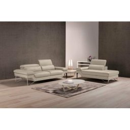 Egoitaliano Polstergarnitur Princess, Set aus 2,5 Sitzer und Ottomane, Kopfstützen manuell verstellbar